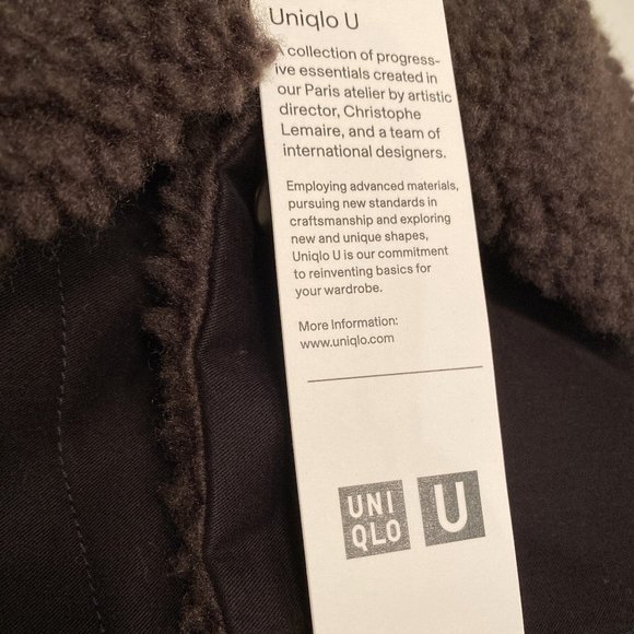 NWT Uniqlo U Christophe Lemaire Trucker Jacket Blk - Picture 3 of 7